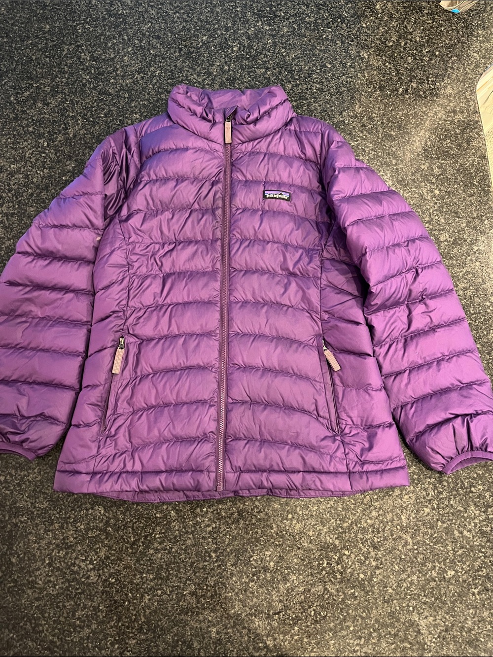 Patagonia Kids Purple Puff Jacket